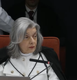 Ministra Cármen Lúcia durante seu voto no processo da trama golpista  Foto: Reprodução/Youtube/STF